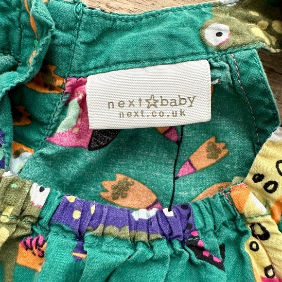 100% Cotton Animal Print Romper - 6-9 months - Picture 3 of 4